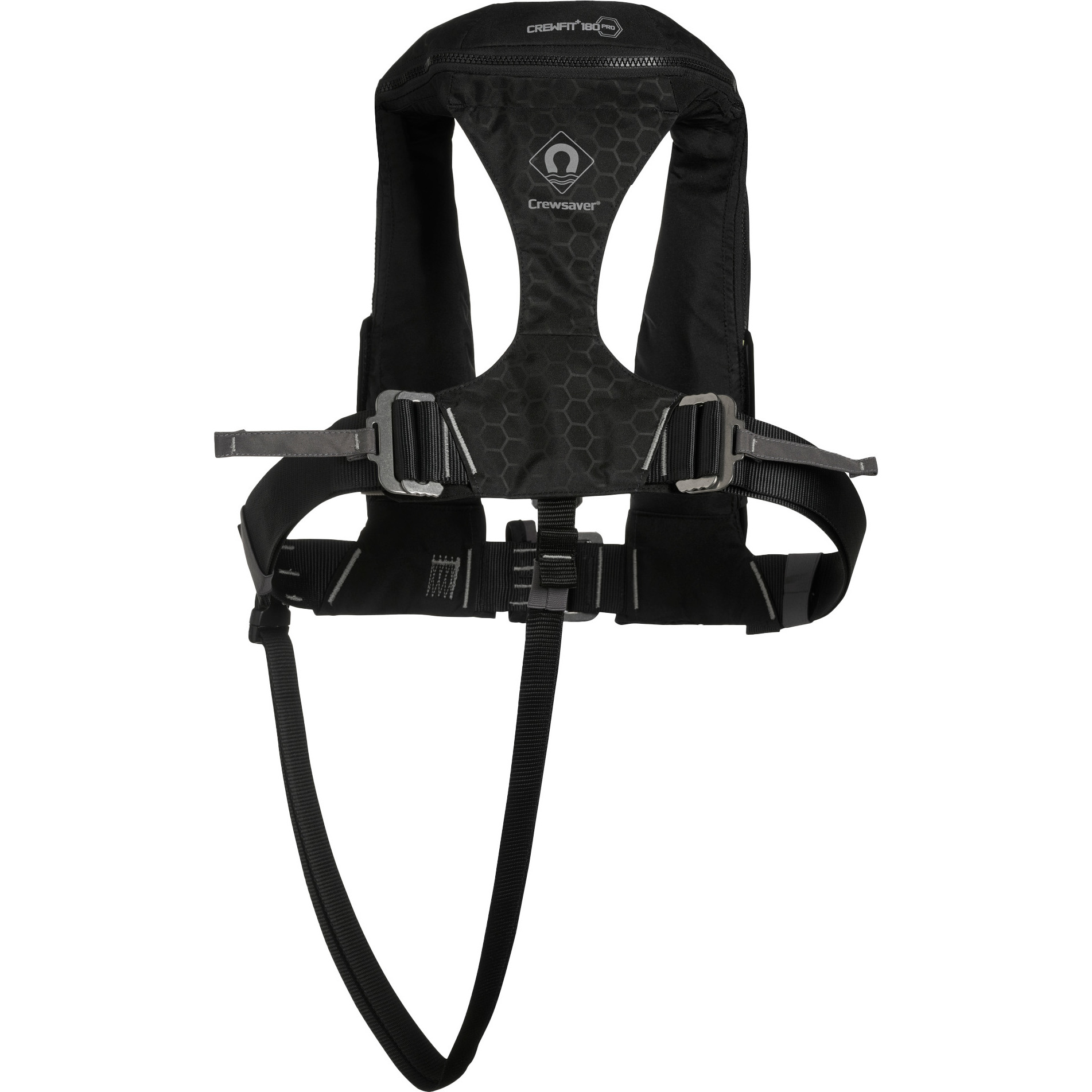 2026 Crewsaver Crewfit+ 180 ISO Single Automatic Lifejacket 9730BKAP - Black